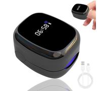 Appareil laser contre les champignons des ongles avec écran LED, rechargeable USB-C, avec 6 LED (lumière bleue et lumière infrarouge), appareil portable de traitement des mycoses des ongles, pour