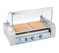Appareil machine à hot dog professionnelle inox 12 saucisses 1 400 watts Métallique G