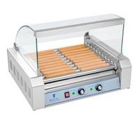 Appareil machine à hot dog professionnelle inox 20 saucisses 2 200 watts Métallique G