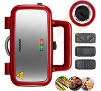 Appareil multifonction 3-en-1 Rouge 1200 W