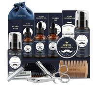 Appareil multifonction de soin - INNOVTEC - 12pcs avec shampoing, conditionneur, huile, baume, shaper, brosse, ciseaux, peigne, sac