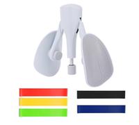 Appareil Musculation Fessier Femme Homme, 10-60 kg Elastique Cuisses et Jambes Hip Trainer Exerciseur Fitness Maison Livré avec 5 Bandes de résistance