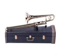 Appareil musical en forme de trombone avec mécanisme mécanique de génération sonore conçu pour une performance fiable et un plaisir à long terme (A)