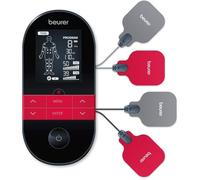 Appareil numérique TENS/EMS - Beurer - EM 59 - Stimulation électrique 4-en-1 - 4 électrodes - Noir