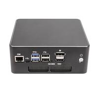 Appareil pare-feu, mini PC 2,5 Go 6 ports LAN, micro-routeur PC, i226 NIC, pentium-gold 7505, 16 Go de RAM DDR4 256 Go SSD M.2 PCI-E X4, 4K @ 60 double écran, appareil OPNsense, mini ordinateurs