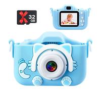 Appareil photo 20 Mpx avec vidéo 1080p, écran 2"", OTG, batterie 600 mA, prise en charge d'une carte TF 32 Go, poids léger 107 g