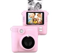 Appareil photo à développement instantané - LAMAX - InstaKid1 - Rose - Batterie intégrée - Flash intégré