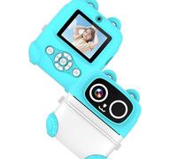 Appareil photo à impression immédiate pour enfants avec boutons, vert | Impression photo immédiate pour jeux de simulation et gravures avec action facile, amusement éducatif et apprentissage