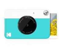 Kodak Printomatic - Appareil Photo à Impression Instantanée avec Papier Autocollant Zink 5 cm x 7,6 cm, Bleu -