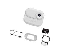 Appareil photo animal tour de cou modifiable 1080p Full 720p vidéo saisie appareil portable pour vélo et création vidéo avec 128 Go de stockage caméra pouce charge