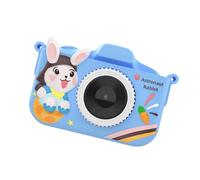 Appareil photo antichoc pour enfants avec double caméra mise au point automatique, 28 cadres photo, lecture de musique, jeux d'apprentissage, prise en main facile, double caméra pour enfants