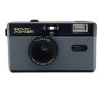 Movin'Photo Appareil photo argentique Movincam Compact 24x36 Réutilisable Flash intégré Gris foncé