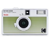 KODAK EKTAR H35N Pack Appareil Photo Demi-Cadre avec Film Kodak Ultramax 400/24EXP 35 mm (Rayures Vertes)