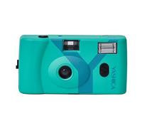 Appareil photo argentique Yashica MF-1 Snapshot Art Camera Y Edition Turquoise avec un Film 400/24