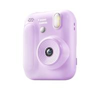 Appareil photo avec résolution 4800 MP, écran 2,4" et cordon, violet | Design portable avec écran de protection des yeux de 6,1 cm, résolution de 4800 MP et impression thermique couleur pour