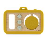 Trixie Appareil photo bébé Mr. Lion – Bois et silicone, jouet sensoriel sûr et durable