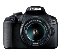Appareil photo Canon EOS 2000D + objectif EF-S 18-55mm IS II