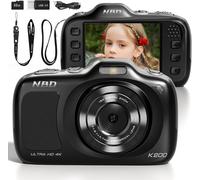 Appareil Photo Compact 64MP - 120g - Autonomie Étendue avec Filtres Intégrés - WIFI - Parfait pour les Débutants et les Réseaux Sociaux