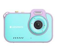 AgfaPhoto Realikids Cam Waterproof 2 - Appareil Photo Enfant Étanche 12MP, Vidéo HD, Mode Selfie, Filtres et Cadres, Jeux Intégrés, Batterie Lithium - Bleu