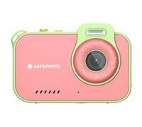 AgfaPhoto Realikids Cam Waterproof 2 - Appareil Photo Enfant Étanche 12MP, Vidéo HD, Mode Selfie, Filtres et Cadres, Jeux Intégrés, Batterie Lithium - Rouge