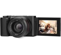 AGFAPHOTO Realishot C130 - Appareil Photo Numérique Compact, Capteur CMOS, Ouverture f/1.8-2.6, ISO 100-3200, Autofocus, Écran LCD, Mémoire Externe SD, Batterie Rechargeable - Noir
