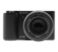 AGFAPHOTO Realishot C130 - Appareil Photo Numérique Compact, Capteur CMOS, Ouverture f/1.8-2.6, ISO 100-3200, Autofocus, Écran LCD, Mémoire Externe SD, Batterie Rechargeable - Noir