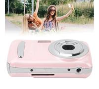 Appareil Photo Compact, Caméra Portable Autofocus 1080P ABS Zoom Numérique 16X Stabilisation Multi-Axes pour Une Utilisation Quotidienne (Rose)