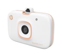 Appareil photo Compact HP Sprocket 2-in-1 Blanc1 - Appareil photo numérique - compact avec imprimante photo instantanée - 5.0 MP - Bluetooth - blanc