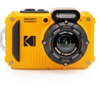 Appareil photo Compact Kodak PIXPRO WPZ2 Jaune compact - 16.35 MP - 1080p / 30 pi/s - 4x zoom optique - Wi-Fi - sous-marin jusqu'à 15 m - jaune