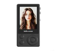 Appareil photo compact pour selfie magnétique pour iOS et 9,6 x 5,2 x 1,4 cm ABS miroir moulé outil pour voyage avec portée de transmission de 50 m Blanc (noir)