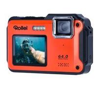 Rollei Appareil photo compact Sportsline 64 Selfie Orange et Noir E