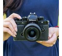 Appareil photo de travail manuel grain Litchi anti-ald PU cuir sac Body BOX Case pour NIKON Z-F ZF manchon de protection base batterie ouverte - Type Black