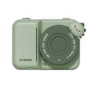 Appareil photo d'impression dino vert, rose, noir TU