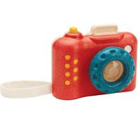 Appareil Photo En Bois Pour Enfants - Ma Première Caméra Avec Déclencheur Et Lentille Kaléidoscopique Ajustable - Jouet En Bois Pour Bébé Dès 1 An - Caméra Instantanée Ludique[TOT527262]