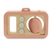 Appareil photo en silicone et bois - Mrs. Cat Beige G
