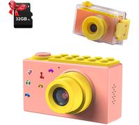 Appareil Photo Enfant Etanche, Camera Enfant Avec Carte Tf/Zoom Numérique 4X / 8Mp / Écran Lcd De 2 Pouce Appareil Photo Numérique Enfant (Rose)[APP62124]