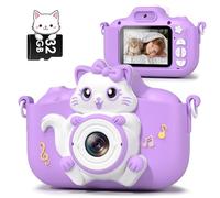 Appareil Photo Enfant, Gofunly 2.0 Pouces Appareils Photos Numériques pour Enfants avec 32GB Carte, 1080P HD Mini Camera Enfant Rechargeable Caméscope Cadeau Jouet Filles & Garçons de 3 à 12 Ans