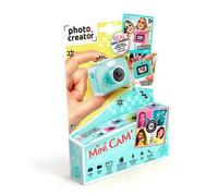 Canal Toys - Photo Creator - Mini Appareil Photo Enfant & Vidéo Numérique - Mini Caméra pour Créer des Souvenirs - Cadeau Enfant 8 Ans + - 14 Filtres - Flash+Micro - Format Voyage - CLK 058 Turquoise