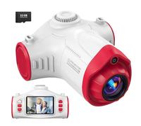 Appareil Photo Enfant, Usteetic 48MP 1080P 3 en 1 Projecteur Appareil Photo Numérique Enfant avec Carte de 32 Go Trépied Caméra Cadeau de Noël Jouet pour 3 4 5 6 8 7 9 10 11 12 Ans Garçons et Filles
