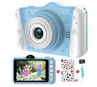 Appareil Photo Enfants - Appareil Photo Numérique pour Enfants avec 3,5 Pouces Grand écran 1080P HD 12MP Carte SD 32 Go Intégré pour 3-10 Ans Filles Garçons Cadeaux de Noël Nouvel an Jouets.