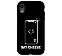 Appareil Photo Humoristique pour Rire au Quotidien Say Cheese Coque pour iPhone XR