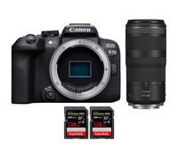 Appareil photo hybride Canon EOS R10 + RF 100-400mm F5.6-8 IS USM + 2 SanDisk 128GB Extreme PRO UHS-II + Ebook 20 astuces pour des images qui claquent