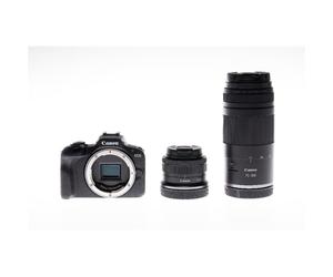 Appareil photo hybride Canon EOS R100 Kit RF-S 18-45 mm et RF 75-300 mm Noir