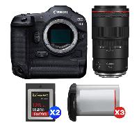 Appareil photo hybride Canon EOS R3 + RF 100mm f/2.8 L Macro IS USM + 2 SanDisk 128GB Extreme PRO CFexpress Type B + 3 Canon LP-E19 + Ebook 20 astuces pour des images qui claquent