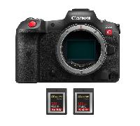 Appareil photo hybride Canon EOS R5 C + 2 SanDisk 128GB Extreme PRO CFexpress Type B + Ebook 20 astuces pour des images qui claquent