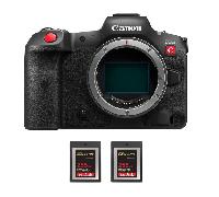 Appareil photo hybride Canon EOS R5 C + 2 SanDisk 256GB Extreme PRO CFexpress Type B + Ebook 20 astuces pour des images qui claquent