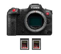 Appareil photo hybride Canon EOS R5 C + 2 SanDisk 512GB Extreme PRO CFexpress Type B + Ebook 20 astuces pour des images qui claquent