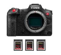 Appareil photo hybride Canon EOS R5 C + 3 SanDisk 256GB Extreme PRO CFexpress Type B + Ebook 20 astuces pour des images qui claquent