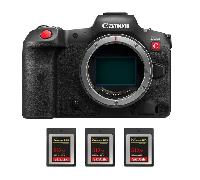 Appareil photo hybride Canon EOS R5 C + 3 SanDisk 512GB Extreme PRO CFexpress Type B + Ebook 20 astuces pour des images qui claquent