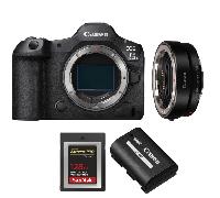 Appareil photo hybride Canon EOS R5 Mark II + EF-EOS R + 1 SanDisk 128GB Extreme PRO CFexpress Type B + 1 Canon LP-E6P + Ebook 20 astuces pour des images qui claquent